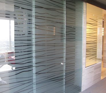 Fasara Patterned on Office Windows